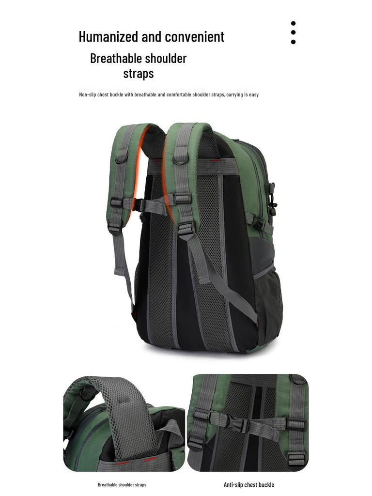 Mochila de Gran Capacidad para Montañismo y Viajes al Aire Libre, para la Escuela y el Deporte