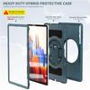 Case for Samsung Galaxy Tab S7 Plus 12.4 T970 T975 11 T870 T875 A7 10.4 T500 with Pencil Holder Hand Strap Rotation Tablet Case