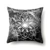 Polyester Pillow Case Automobile Decoration Home Printed Pillow Case Waist Cushion Cover Car Cushion Head Cushion Cover