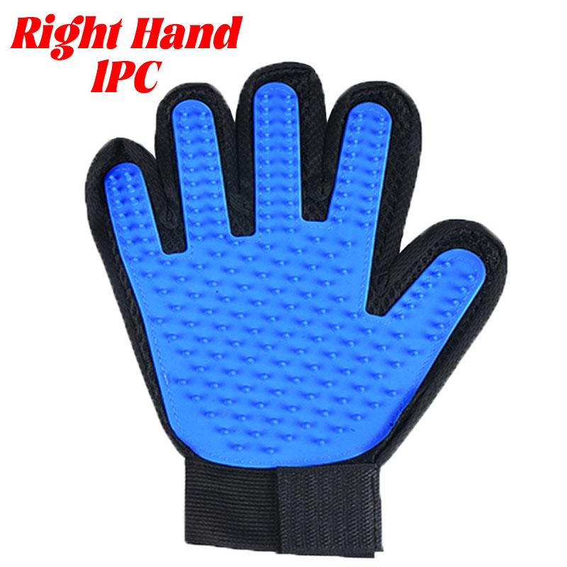 

1/2PCS Two-sided Hair Cleaning Gloves for Cats and Dogs Hair Remove Care Five Finger Gloves Shower Clean Pets Grooming Glove