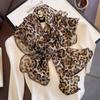 New Fashion Spring/Summer Women Leopard Print Phnom Penh Headband Chiffon Scarf Shawls Female Long Wraps Beach Sunscreen Gift