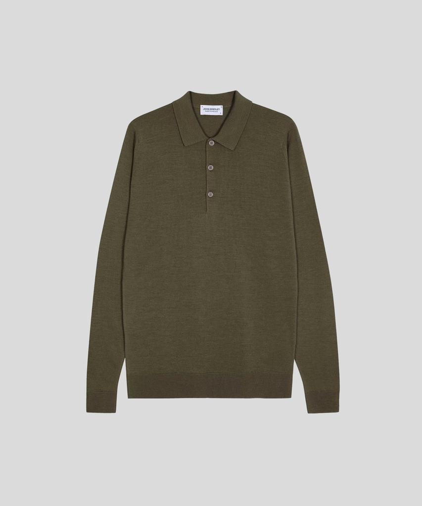JOHN SMEDLEY Belper Extra Fine Merino Wool Standard Fit Polo Knit Seasonal 9 Colors (B Type)