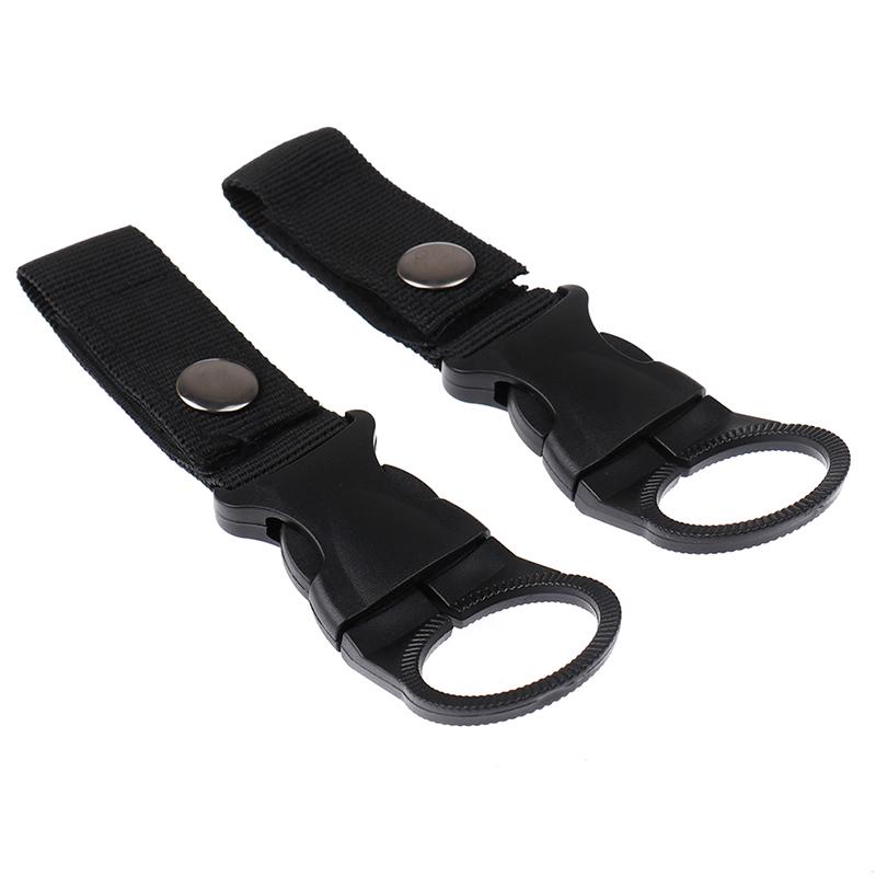 Nylon Webbing Water Bottle Carabiner Belt Outdoor Buckle Hook Holder Tool Clip