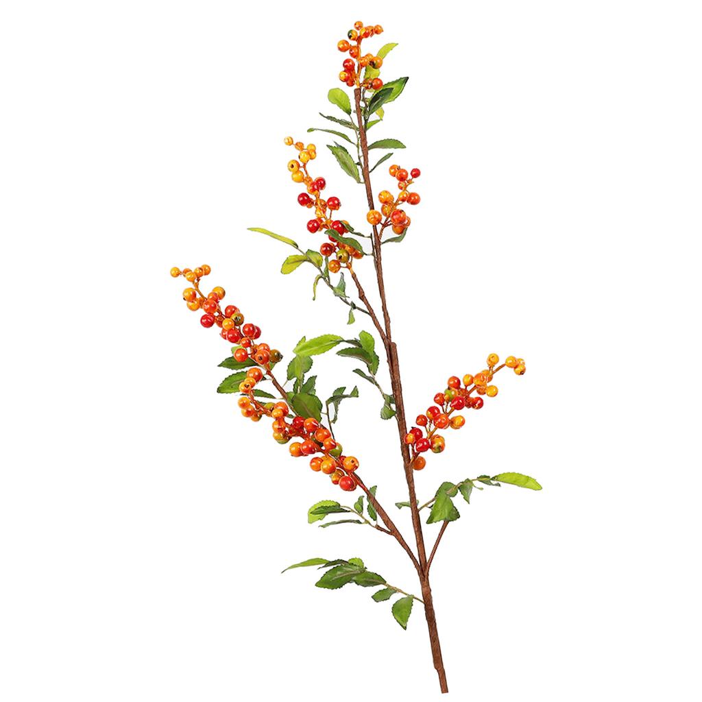 Artificial Fruit Tree Branches High Simulation Lifelike Faux Fruit Bouquet Stems for Home Decor