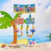 Stitch Summer Beach Series Resin Phone Pendant Keychain For Kids And Teens