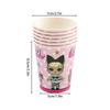 Theme Party Lol Supplies Birthday Decorations Banner Plates Kids Favors Girls