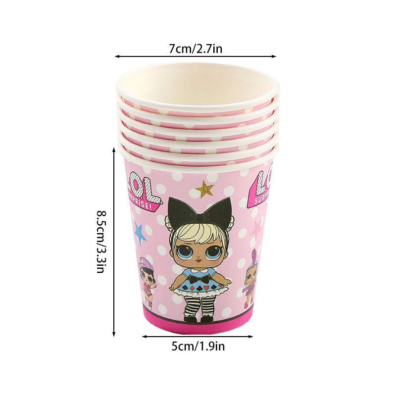 Theme Party Lol Supplies Birthday Decorations Banner Plates Kids Favors Girls