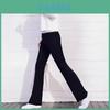 Womens High Waist Micro Flare Pants With Polyester Fabric For Casual Office Wear