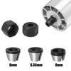 6mm 6.35mm 8mm Collet Adapter for Router, Milling Machine Converter Nut, Grinder Spindle Chuck Accessories