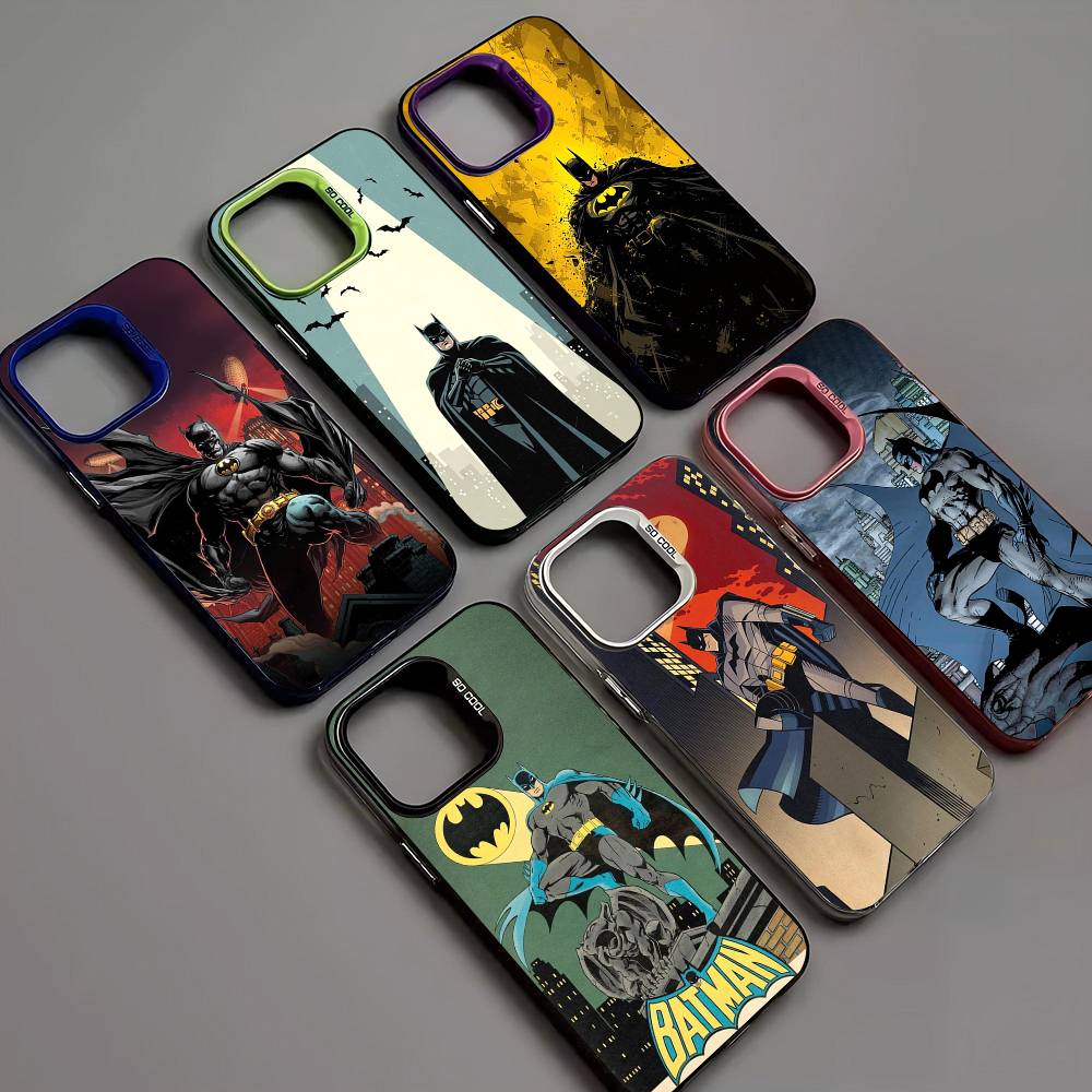 W-Batmans-r Phone Cover For IPhone 16 15 14 13 12 11 17 Pro Max Plus Color Silver Shell