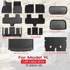 For Tesla Model Y L Launch 2026 Car Floor Mats All-inclusive Threshold Style Foot Pads Protective Pad Interior Accessories