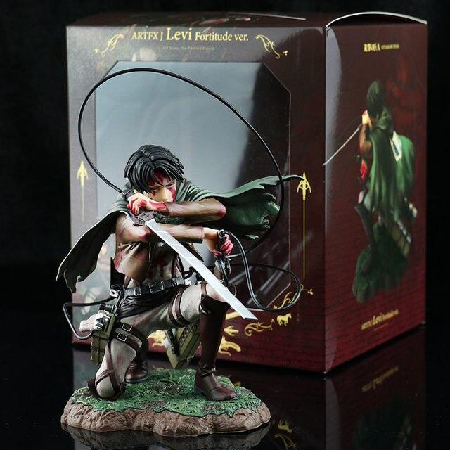 36cm Mikasa Ackerman Attack On Titan Anime Figure Rival Shingeki No Kyojin Levi Ackerman Action Figure Collection Model Doll Toy