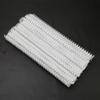 100PCS 6.4mm White   Size 34 Teeth 3:1 Double   Wires Binding Wire Calendar Binding Iron