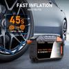PAIVIROKU 6000A Car Battery Starter Booster & Tire Inflatable Compressor 150PSI Air Pump with Jump Starter Power Bank ,LED Light