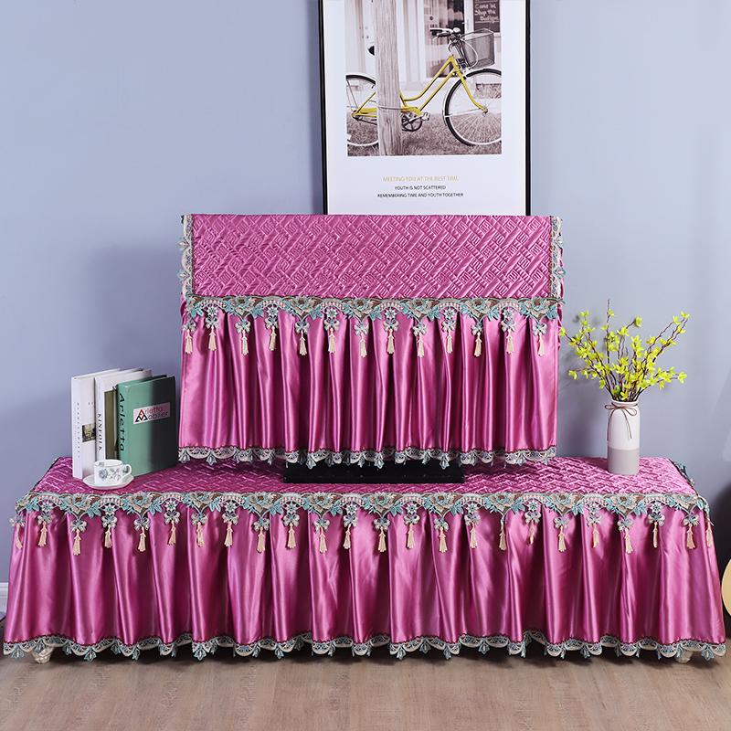 Hustý kryt na televizi Krásný a prachotěsný Nesnímejte kryt televize při zapnutí Minimalistický moderní prošívaný okrajový styl