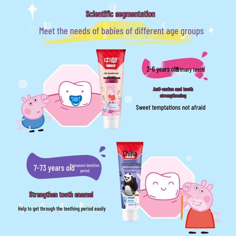 Zhonghua Kids Anti-Sugar Dual Cavity Protection Toothpaste