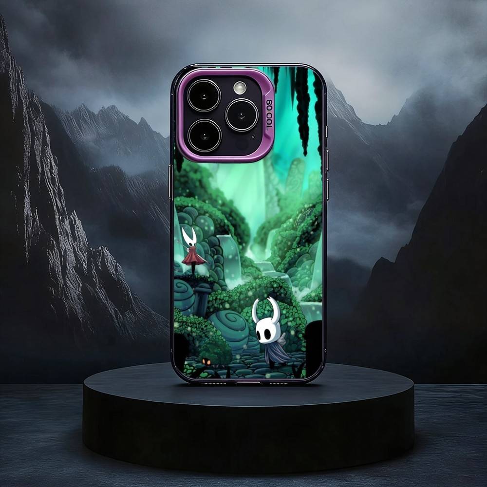 

Game H-Hollow Knight Phone Case For iPhone17,16,15,14,13,12,11 Plus,Pro Max Black Candy silver phone case iPhone17PRO
