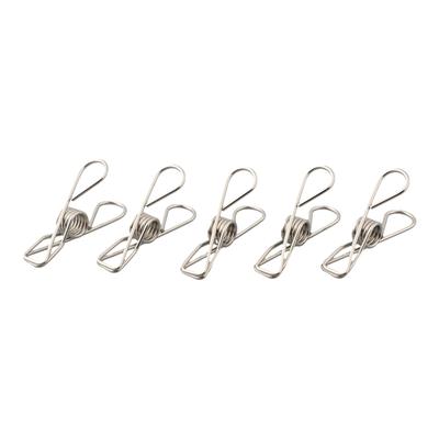 Stainless Steel Reusable 5.6cm Drying Linen Quilts Socks Hanging Bra Silver 20pcs Clothes Pegs Laundry Home Tools