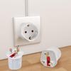 Copper Conductor European To English Plug ABS Housing 16A English Standard Converter 250V with Fuse