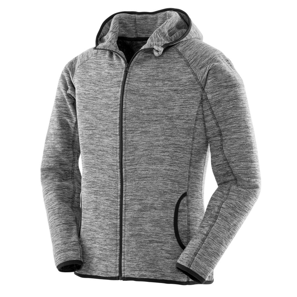 Spiro Womens/Ladies Microfleece Fitness Full Zip Hoodie