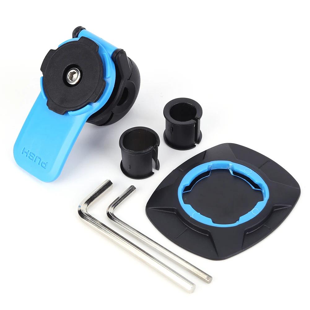 1PC Motorrad Fahrrad Telefonhalter Stoßdämpfer Quad Lock MTB Lenker Telefonständer 360 ° drehbare GPS-Navigationshalterung