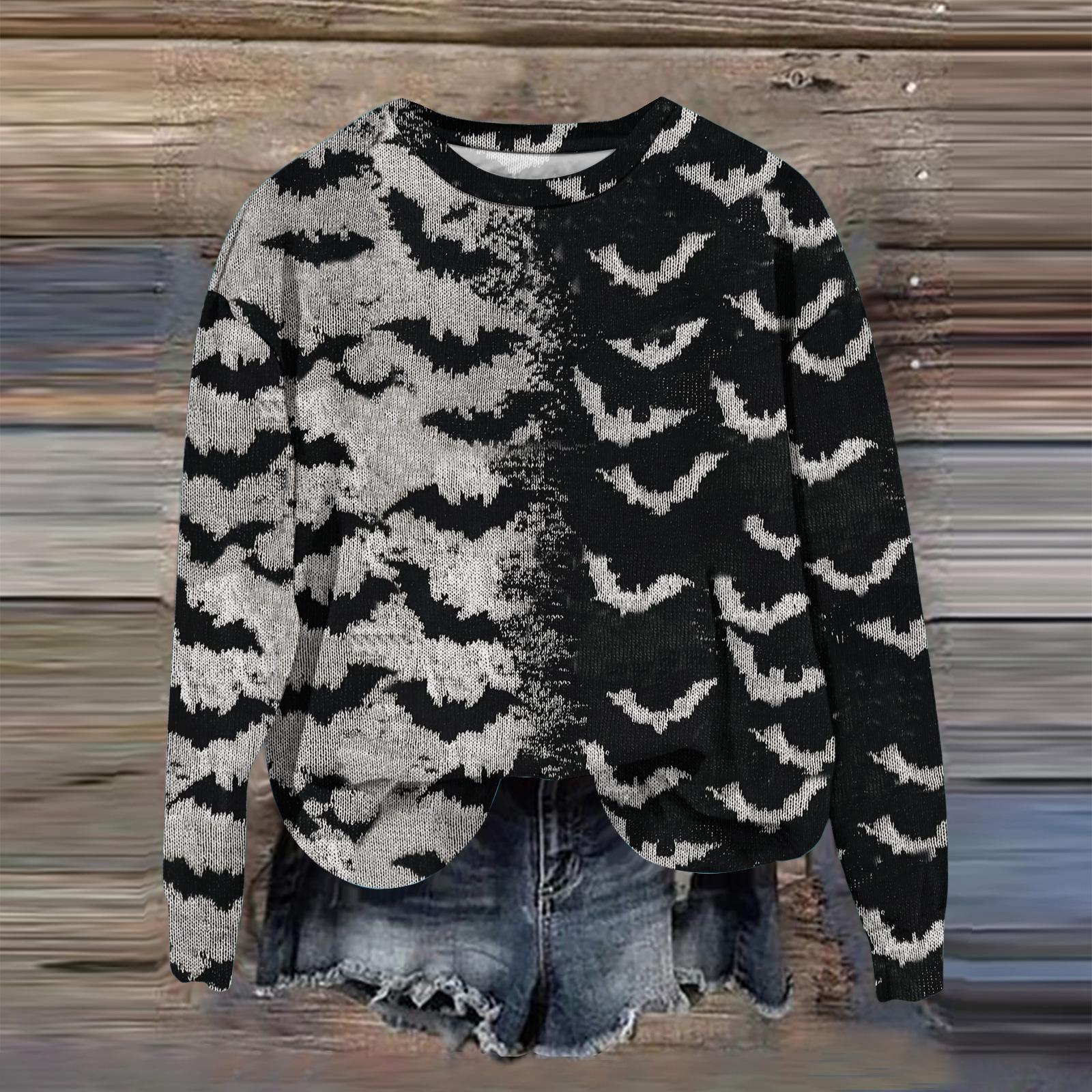 

Женская мода с принтом, длинный рукав, свободный круглый вырез, свитшот, осень XXXXXL