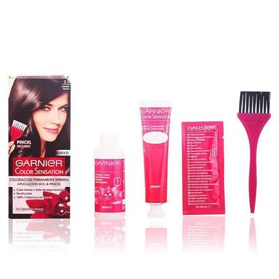COULEUR SENSATION 3 brun foncé. La couleur permanente intense réutilisable fournit une couleur et brillance durable intenses grâce à