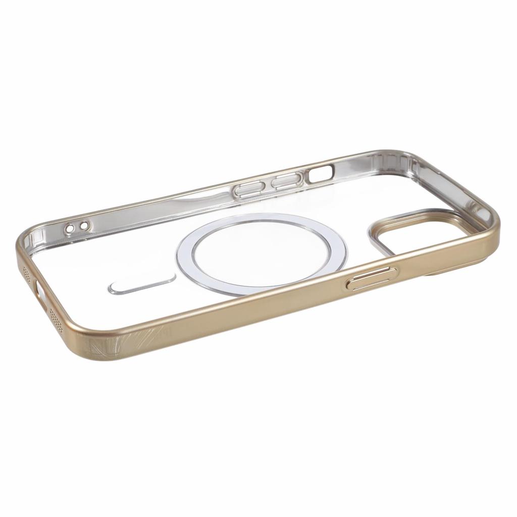For iPhone 15 TPU Case Compatible with MagSafe CD Vein Matte Phone Cover
