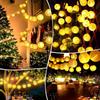 Waterproof Lantern 10/20/30 LEDs Solar String Light 3.5/5/6.5M Outdoor Garland Fairy Lamp for Christmas Garden Wedding Party Festival Deco
