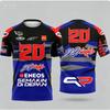 2026 Fabio Quartararo 20 T-shirt Fan El Diablo Motard Graphique Impression 3D Unisexe Décontracté Été Manches Courtes