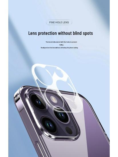 Transparent Glass Case for iPhone 17, 16 Pro Max, 15, 14 - Soft Edge, Drop-Proof Protective Cover