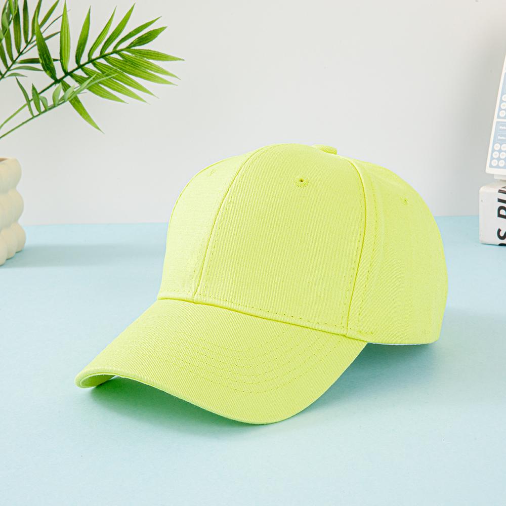 100% Cotton Adjustable Baseball Cap Solid Color Classic Dad Hat Unisex Casual Sun Protection Hat For Outdoor Running Hiking