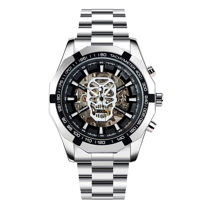 Top nagelneue automatische mechanische Uhr Mode hohl goldene automatische mechanische Uhr explosive Service Skelettuhr