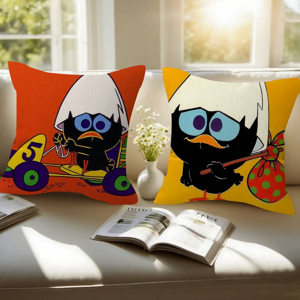 Cartoon CCalimero fun Pillowcase toon Gift Cushion Cover Bedroom Home Sofa Chair Seat Decor pillow case