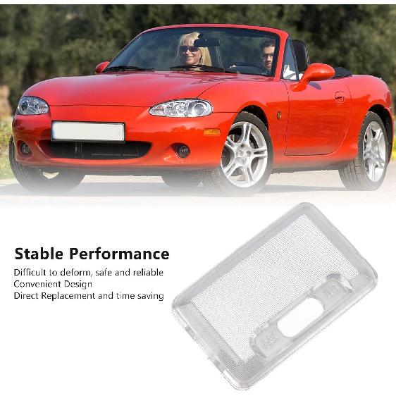 EVGATSAUTO Light Lens Cover, MR951527 Dome Lens Cover Interior Clear Overhead Roof Map Light Cover Replacement for MIATA