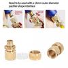1/2'' 3/4'' 5/8" 1'' Brass Tap Quick Connecter 16Mm 20Mm Copper Hose Coupling Adapter Garden Watering Gun Water Stop Fittings