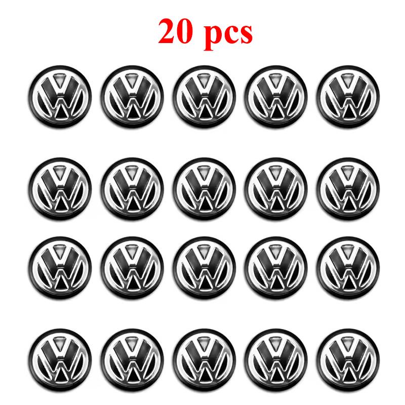 Für VW Volkswagen Jetta MK5 Golf 14mm Auto Schlüssel Emblem Aufkleber Fernbedienung Schlüsselanhänger Logo Für Volkswagen VW Golf GTI Passat Tiguan Arteon