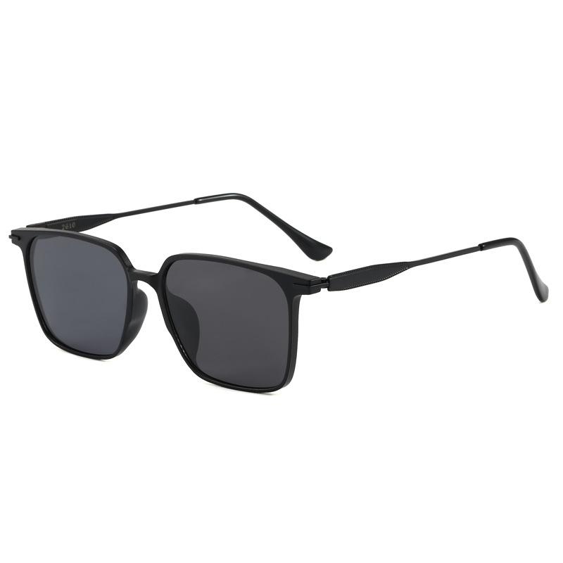 

Men S Polarized Sunglasses, Metal Thin-Framed Square Sunglasses, And Uv-Proof Versatile Glasses For Driving.