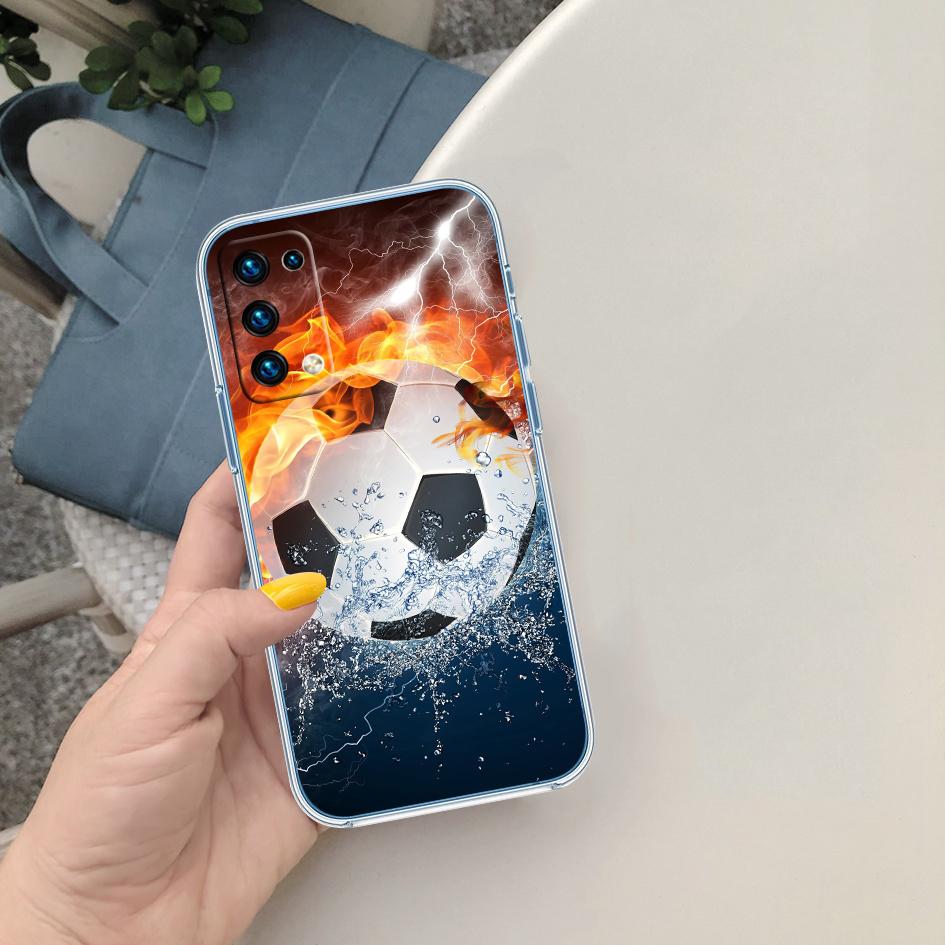 

Football Soccer Transparent Phone Case for Motorola Moto Edge 20 30 40 50 S30 Fusion Ultra Pro Neo Lite + G200 G23 Motorola Edge 30 Fusion