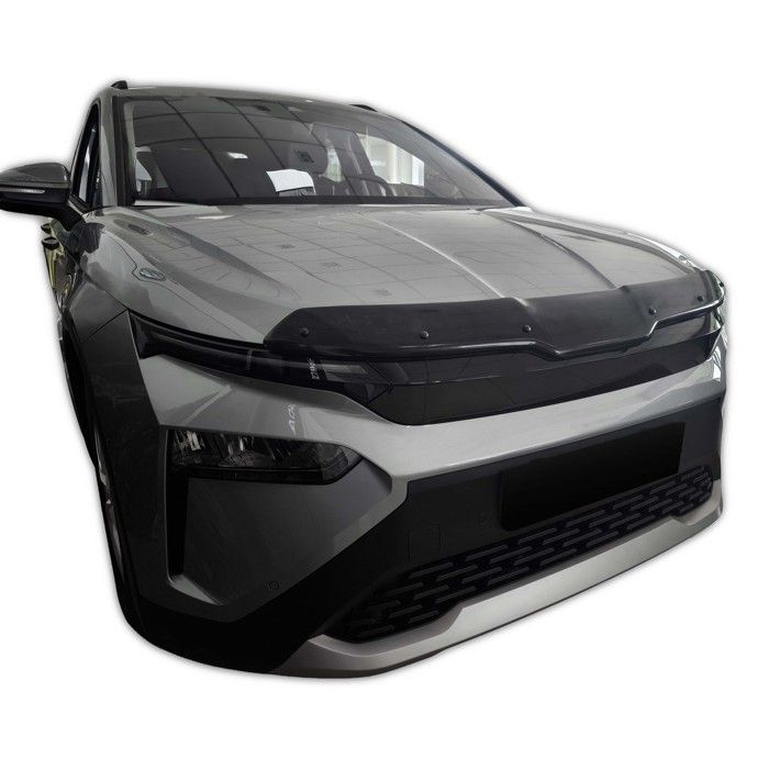 SCOUTT | Bra Capot Déflecteur Protection Pour Skoda Enyaq Depuis 2025, Aérodynamique, Assemblage Facile, Aucun perçage requis