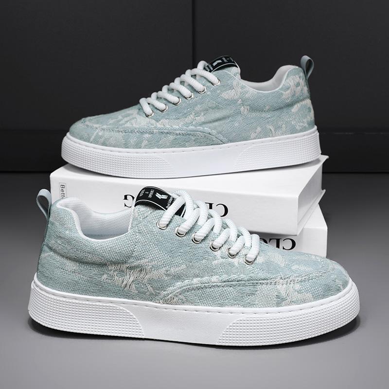Men's Casual Shoes Four Seasons Breathable Canvas Shoes For Men Comfortable Flat Sneakers Man Vulcanize Shoes Outdoor Sneakers
