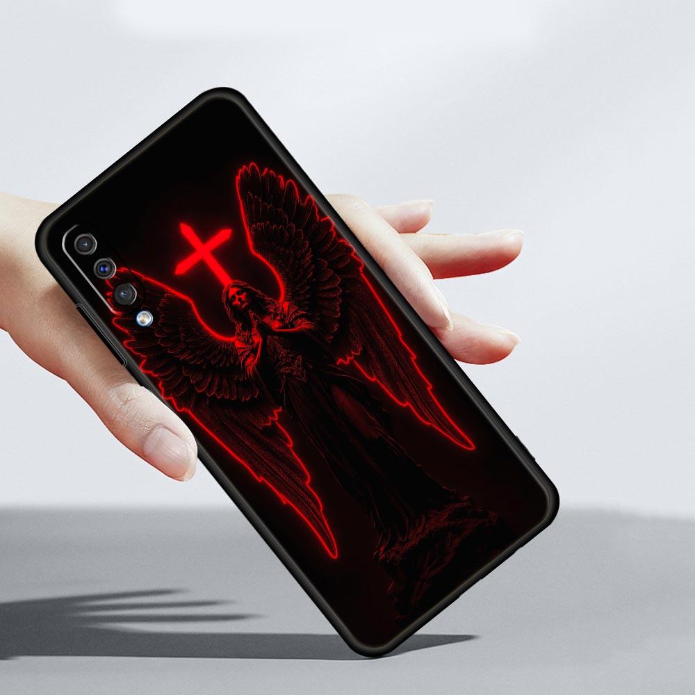 Cross Pattern Element Design Phone Case for Samsung Galaxy A56 A36 A26 A16 A34 A24 A42 A22 A20 A12 A40 A30 A10 5G Soft TPU Cover