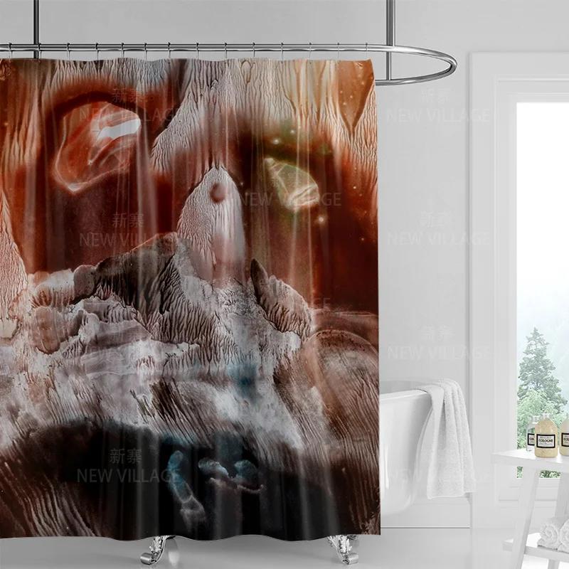 Nowoczesna Sztuka Graffiti Zasłona Prysznicowa garnitur Wodoodporna Zasłona 12 Haczyk Styl Skandynawski Łazienka Wanna Podwójnego Użytku Zasłona Prysznicowa