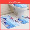 Printing Cartoon 3d Bathroom 3pcset Carpet Nonslip Rug Toilet Cover Mat Bath