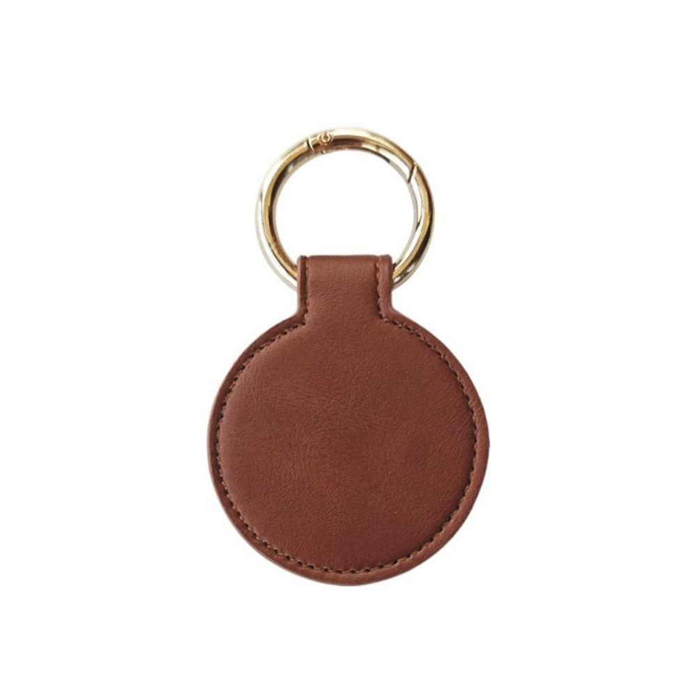 Round Magnetic Hat Clip New Hands-Free PU Leather Hat Holder Metal Buckle Ring Hat Bag Clips Outdoor
