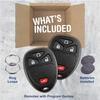 KeylessOption Just The Case Keyless Entry Remote Key Fob Shell