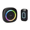 PELA AC, Wireless Network Doorbell, Learning System, 60 Sounds, 300m, Black