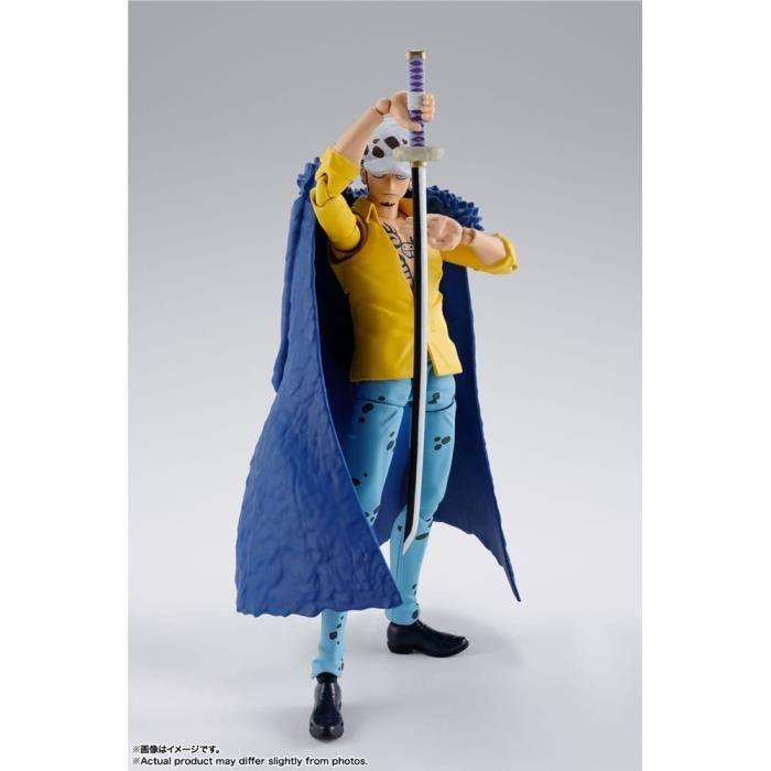Figurka - BANDAI TAMASHII NATIONS - S.H. Figuarts Trafalgar Law - 16 cm - Kloubový - Příslušenství v ceně