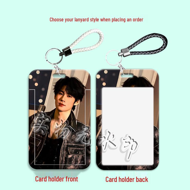 Zhang Zhenyuan TINTS Student Card Holder - Sliding ID/Bus/Water Card Protective Case