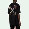 Off-White Comfort Loose Crewneck Short Sleeve Unisex Black OMAA038F20FAB0021001